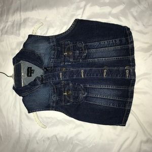 Junior's Casual Denim Vest